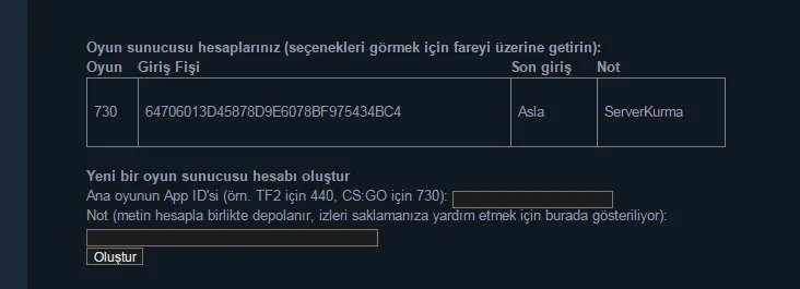 csgo steam token alma