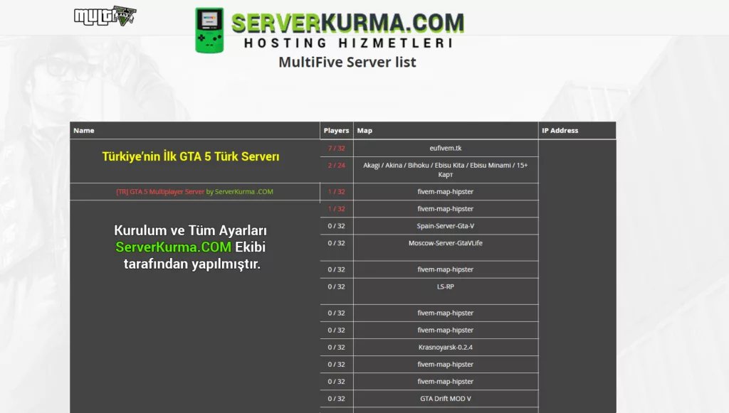 gta-5-server-kurma